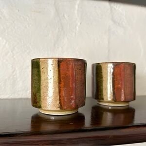 SOLD Tiny Pottery Vintage Succulent Planters